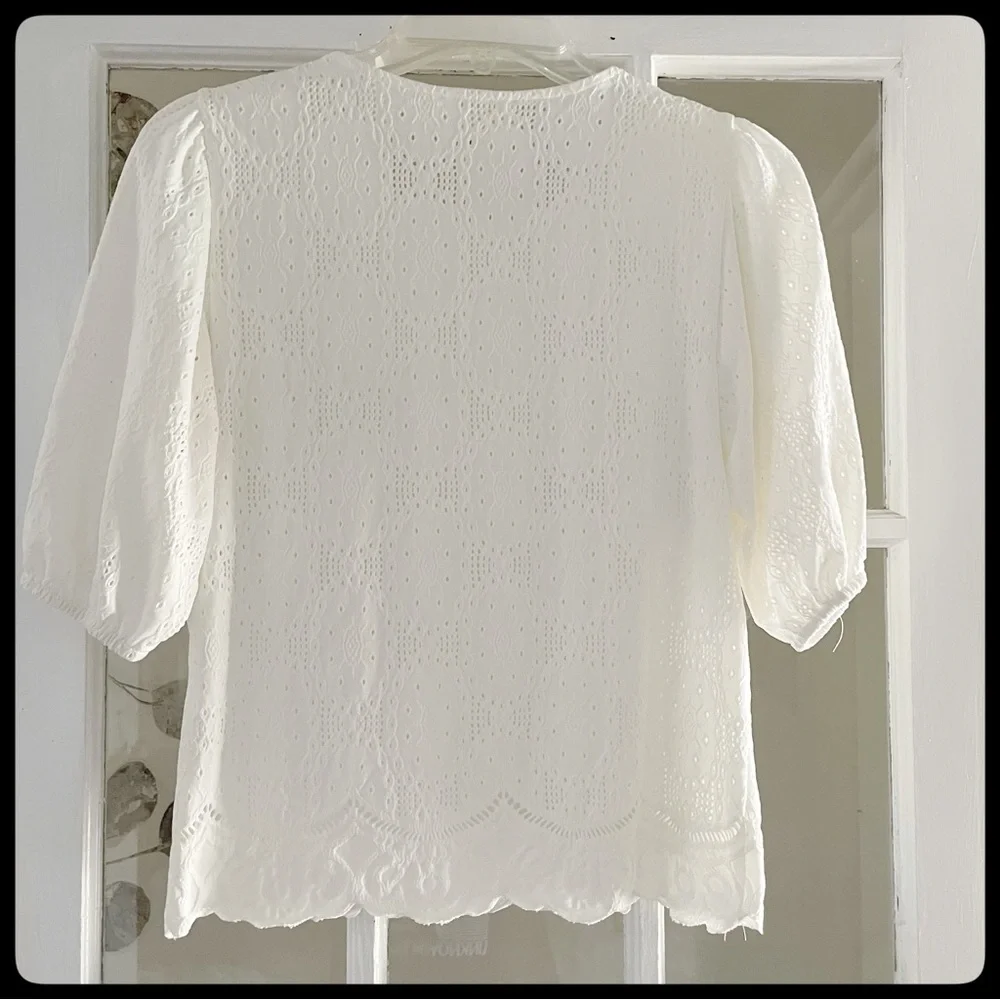 {Urban Romantics} Eyelet Lace Top - Picture 2 of 5